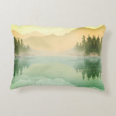 シトラスNグリーンマウンテンズフォレストランドスケープ アクセントクッション (裏面)