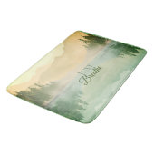 シトラスNグリーンマウンテンズフォレストランドスケープ バスマット (アングル)