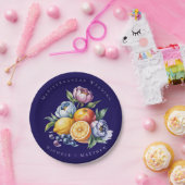 シトラッ地中海のスブーケ結婚ス ペーパープレート (パーティー)