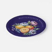 シトラッ地中海のスブーケ結婚ス ペーパープレート (アングル)