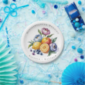 シトラッ地中海のスブーケ結婚ス ペーパープレート (パーティー)