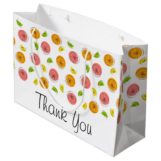 シトラッ数々のトサンキュー抱き枕大 ラージペーパーバッグ (裏面アングル)