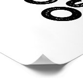 シトラリー奇妙なおもしろいオレンジプン ポスター (角)