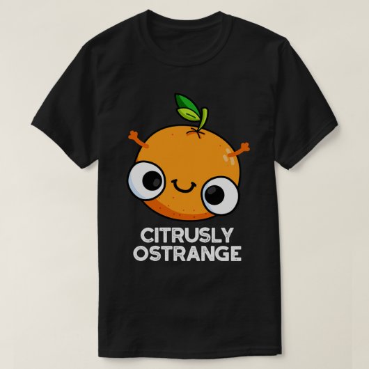 シトラリー奇妙なおもしろいオレンジプン Tシャツ (デザイン正面)