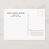 シトラレモンセーブ・ザ・デート案内葉書 案内ポストカード (裏面)