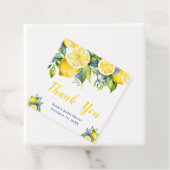 シトラレモン地中海のブライダルシャワー フェイバータグ (インサイチュ)