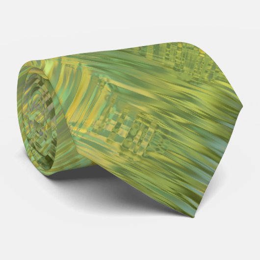 シトリンイエローガラス質感 ネクタイ (ロール)