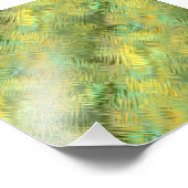 シトリンイエローガラス質感 フォトプリント            (角)