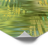 シトリンイエローガラス質感 ポスター (角)