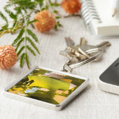 シトリンジェムストーンイエロー キーホルダー (側面)