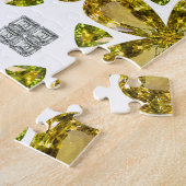 シトリンダイヤモンドカラーアートイエロー ジグソーパズル (側面)