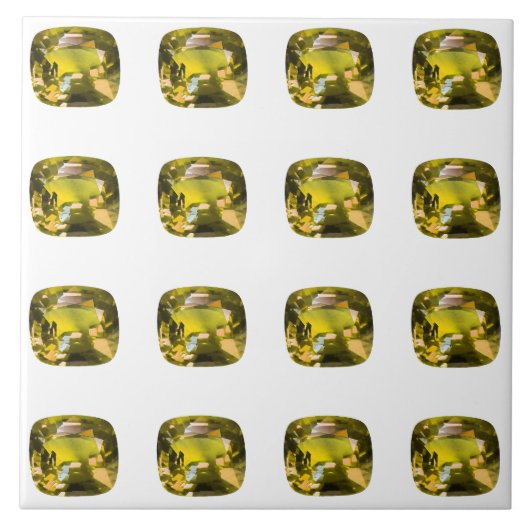 シトリン模様 タイル (正面)