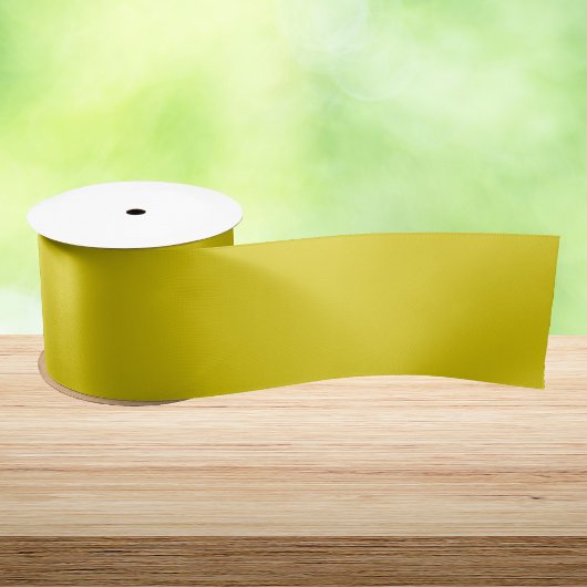 シトリン無地のカラー サテンリボン