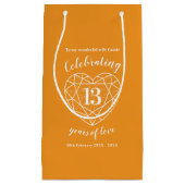 シトリン結婚記念日13thメッセージ抱き枕 スモールペーパーバッグ (正面)