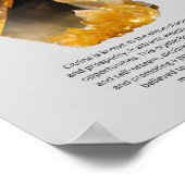 シトリン結晶意味 ポスター (角)