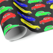 シトロエンおもしろい2 CVタイルパターン ラッピングペーパー (ロールコーナー)