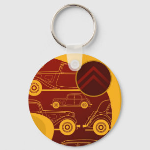 シトロエンの牽引Avant Keychain キーホルダー
