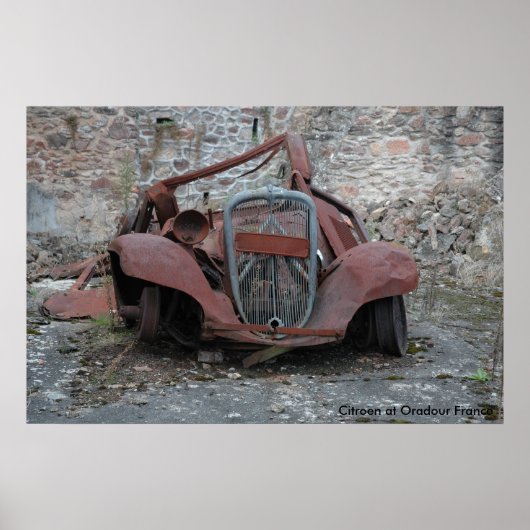 シトロエンアットオラドールフランス ポスター (正面)