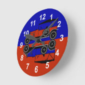 シトロエントルナド1919 ラウンド壁時計 (傾斜)