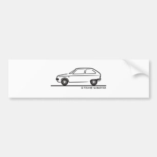 シトロエンビザシトロエンビザ バンパーステッカー