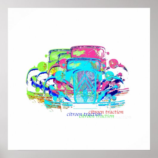 シトロエン牽引アバントポスター ポスター (正面)