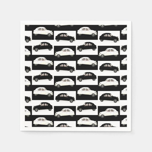 シトロエン2履歴書 スタンダードカクテルナプキン (正面)