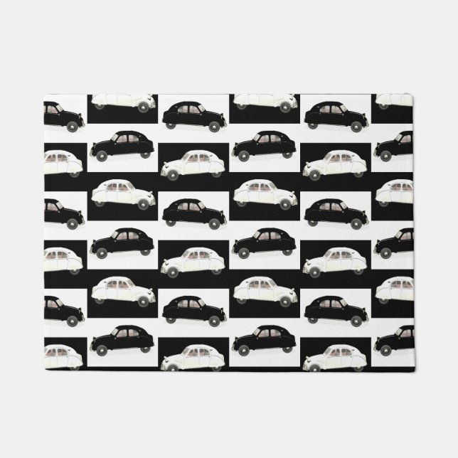 シトロエン2履歴書 ドアマット (正面)