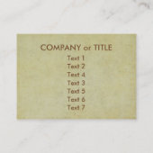 シトロエン2履歴書 名刺 (裏面)