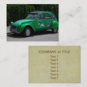 シトロエン2履歴書 名刺 (正面/裏面)