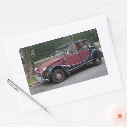 シトロエン2履歴書 長方形シール (封筒)