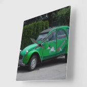 シトロエン2 CVサウスエンテ スクエア壁時計 (傾斜)