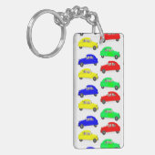 シトロエン2 CVタイル模様 キーホルダー (正面左)