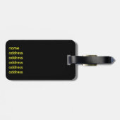 シトロエン2 CVタイル模様 ラゲッジタグ (裏面横)