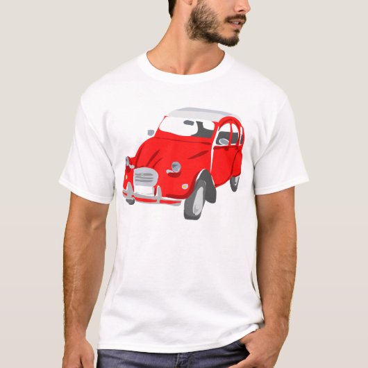 シトロエン2 CV車Tシャツ Tシャツ (正面)