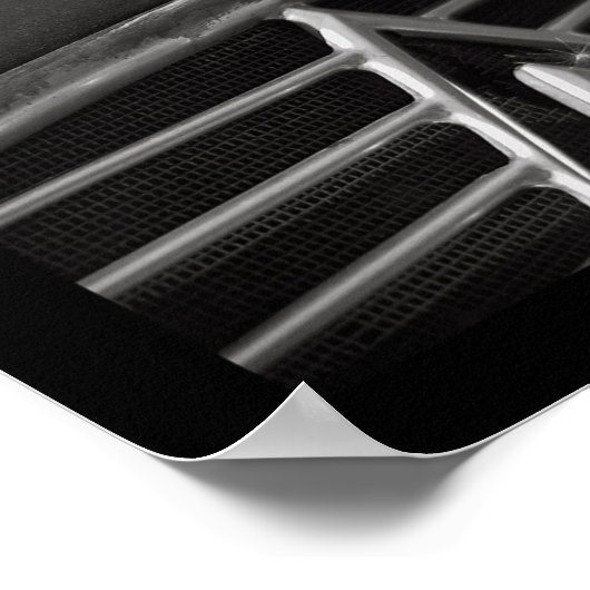 シトロエン2cvクラシックヴィンテージポスター、レトロデザイン ポスター (角)