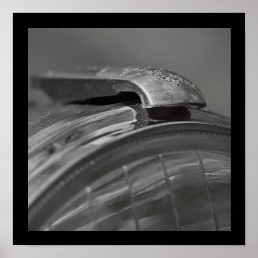 シトロエン2cvクラシックヴィンテージポスター、レトロデザイン ポスター (正面)