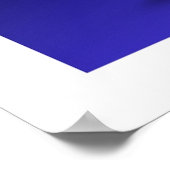 シトロエン2CVビーチコマーポスターイラストレーション ポスター (角)