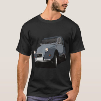 シトロエン2cv灰色 tシャツ