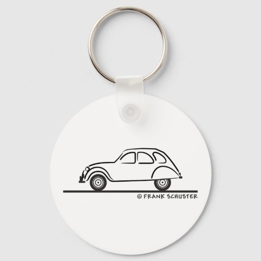シトロエン2CV キーホルダー (正面)