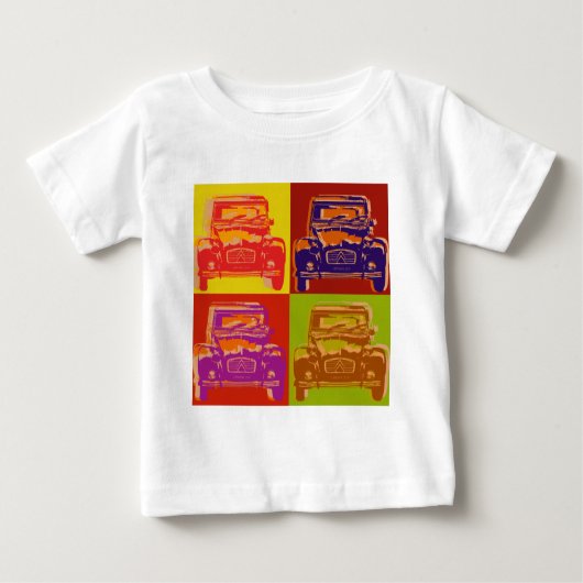 シトロエン2CV 1 ベビーTシャツ (正面)