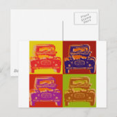 シトロエン2CV 1 ポストカード (正面/裏面)