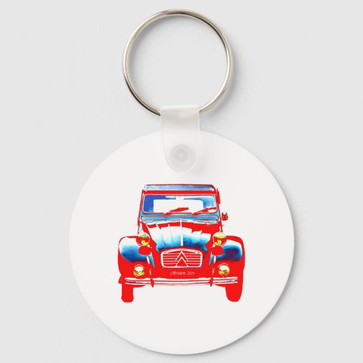 シトロエン2CV 2 キーホルダー (正面)
