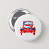 シトロエン2CV 2 缶バッジ (正面&裏面)