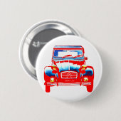シトロエン2CV 2 缶バッジ (正面&裏面)