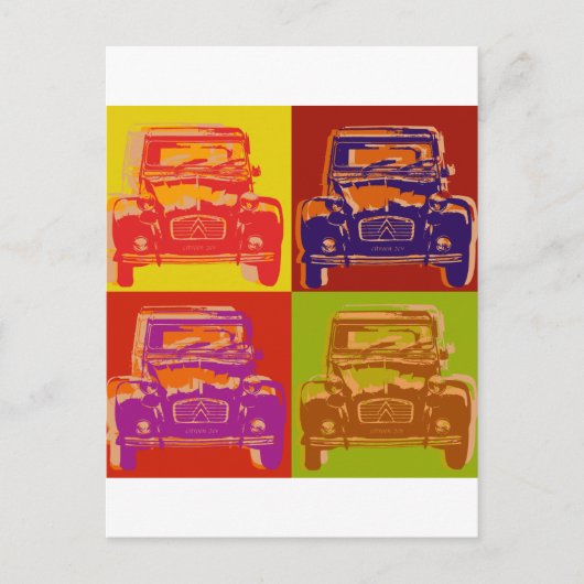 シトロエン 2CV 1 ポストカード (正面)