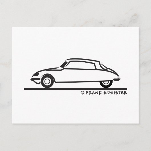 シトロエン DS 21 ポストカード (正面)