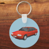 シトロエンBX赤 キーホルダー (正面)