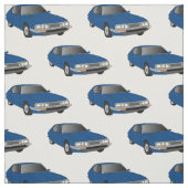 シトロエンSMの濃紺の生地 ファブリック (見本)