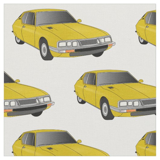 シトロエンSMの生地 ファブリック (クローズアップ)