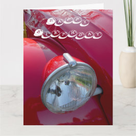 シトロテ2CV、ヴィンテージフランスの車。 カード